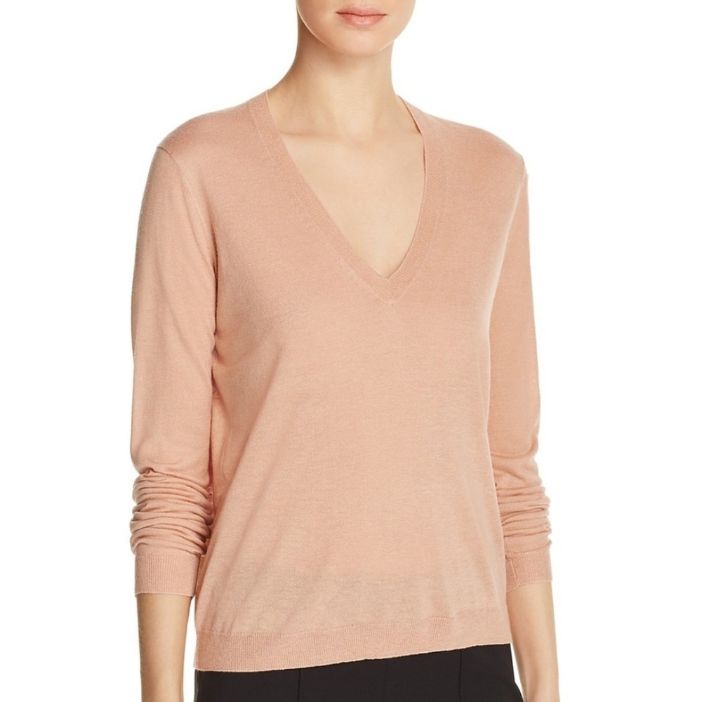 Theory Women's V-Neck Sweater - Beige